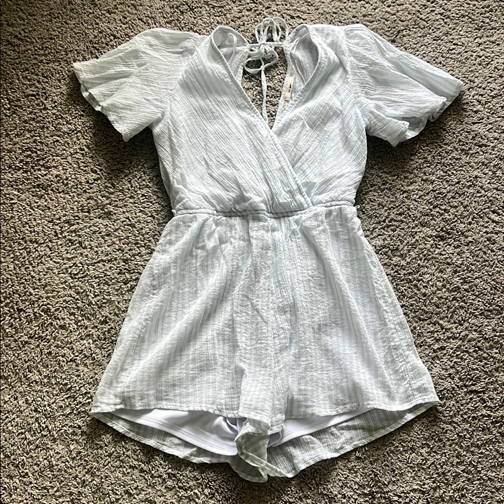 Miami Light Gray Romper